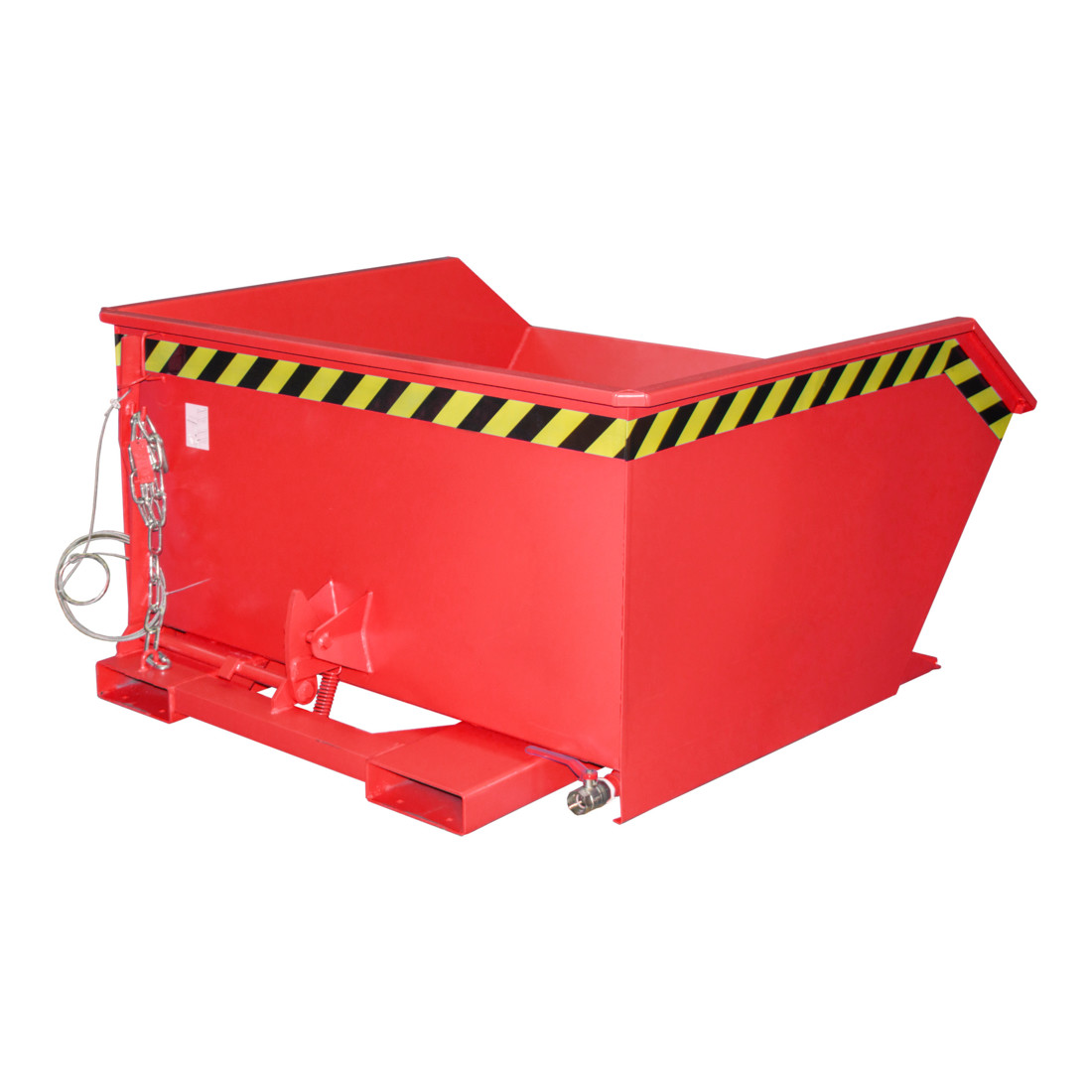 Bauer Südlohn Récipient à copeaux GU-E 750, peint, rouge feu