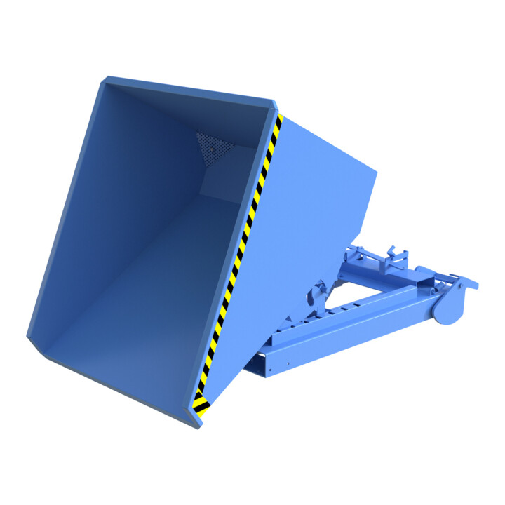 Bauer Südlohn Récipient à copeaux S4A 600, peint, bleu clair