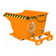Bauer Südlohn Récipient à copeaux SKM 30, peint, orange jaune