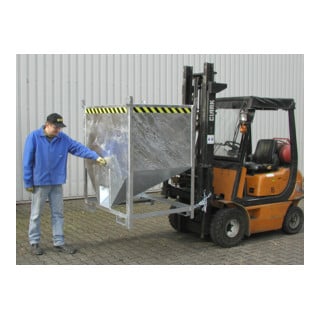 Bauer Südlohn Réservoir silo SGS 75, galvanisé à chaud