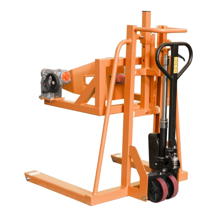 Bauer Südlohn Rouleau de levage de fût FHR 600 F, peint, orange jaune