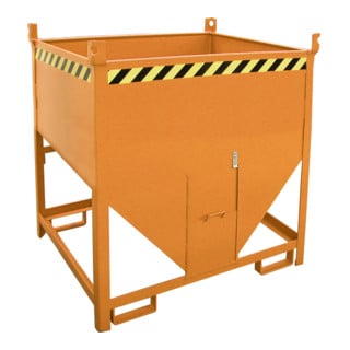 Conteneur silo Bauer Südlohn SGS75, laqué