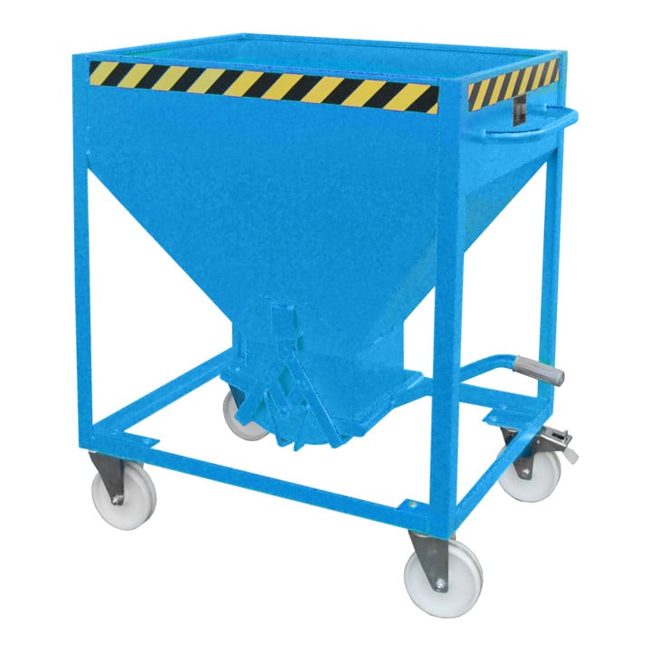 Bauer Südlohn Silobehälter SR 375, peint, bleu clair