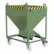 Bauer Südlohn Silobehälter SR-D 375, peint, vert réséda
