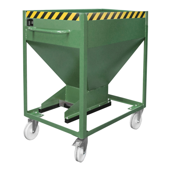 Bauer Südlohn Silobehälter SR-D 375, peint, vert réséda