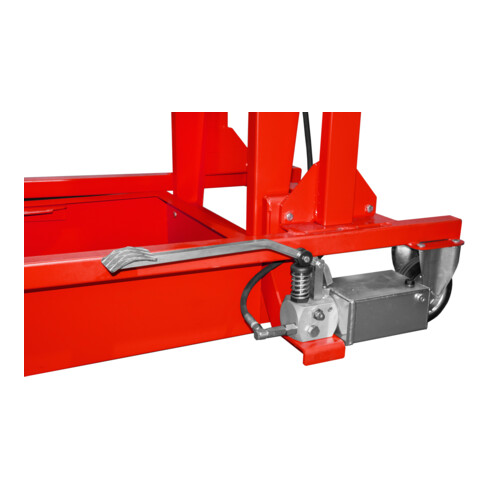 Bauer Südlohn Station de basculement pour poubelles MKS-F, laquée, rouge feu