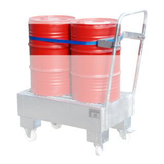 Bauer Südlohn Support de fût avec sangle pour 2 fûts de 60 litres