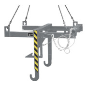 Bauer Südlohn traverse basculante pour conteneur de matériaux de construction BBT, peint, gris souris