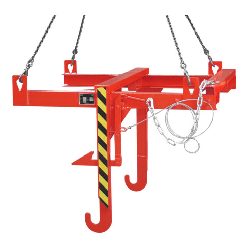 Bauer Südlohn traverse basculante pour conteneur de matériaux de construction BBT, peint, gris souris