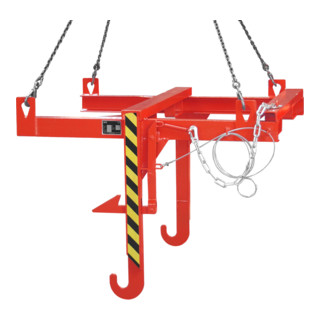 Bauer Südlohn traverse basculante pour conteneur de matériaux de construction BBT, peint, gris souris