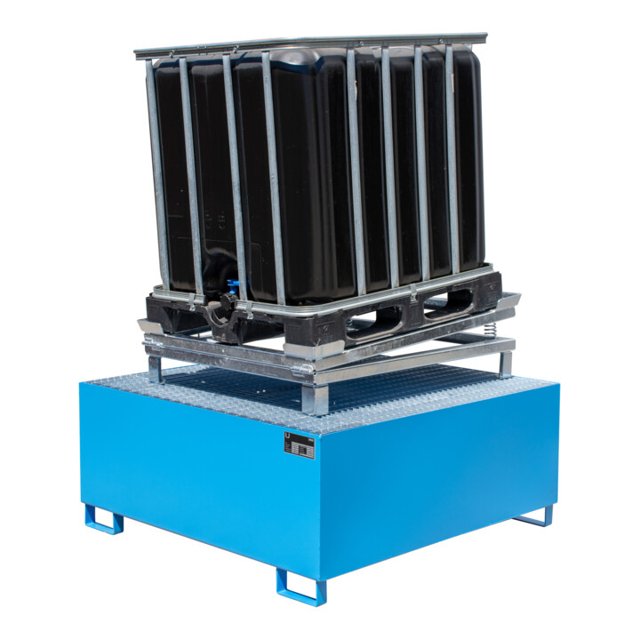 Bauer Südlohn Vidangeur de résidus IBC IR-1, galvanisé à chaud
