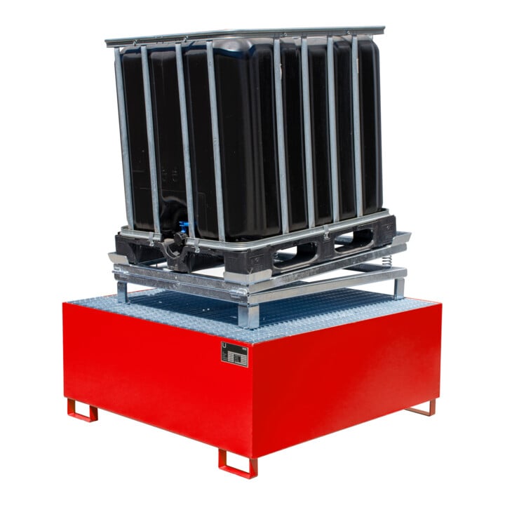Bauer Südlohn Vidangeur de résidus IBC IR-1, galvanisé à chaud