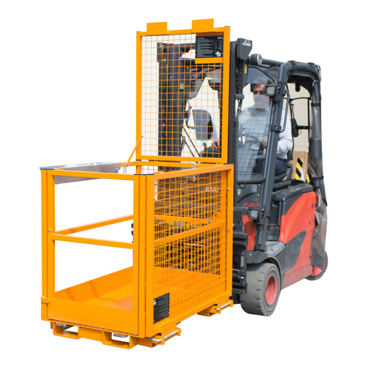 Bauer Südlohn Arbeitsbühne MB-II, lackiert, Gelborange