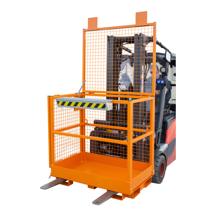 Bauer Südlohn Arbeitsbühne MB-II, lackiert, Gelborange