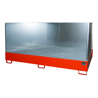 Bauer Südlohn Auffangwanne AW 1000-10F/SW, lackiert, Feuerrot
