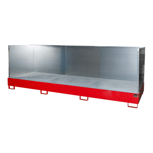 Bauer Südlohn Auffangwanne AW 1000-3/SW, lackiert, Feuerrot