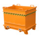 Bauer Südlohn Baustoffcontainer BC 1000 (Steinklammer-Entriegelung), lackiert, Gelborange