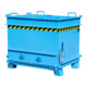 Bauer Südlohn Baustoffcontainer BC 1000 (Steinklammer-Entriegelung), lackiert, Lichtblau