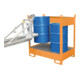 Bauer Südlohn Fass-Stapelpalette FSP-2, lackiert, Gelborange
