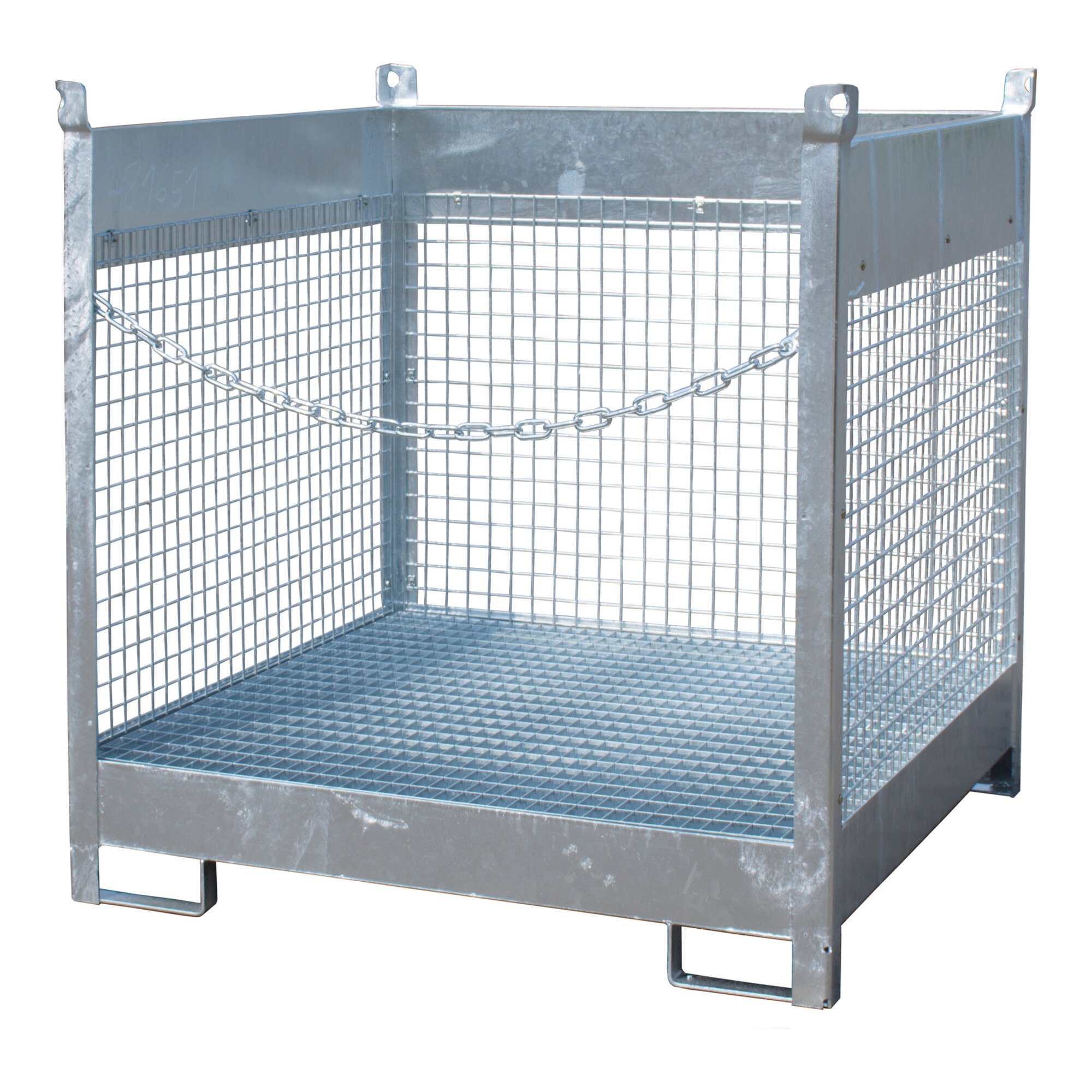 Bauer Südlohn Fass-Stapelpalette FSP-4 D, feuerverzinkt