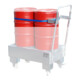 Bauer Südlohn Fasshalterung mit Spanngurt für 2 x 60 Liter Fässer-1