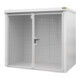 Bauer Südlohn Gasflaschen-Container GFC-B M3, lackiert, Grauweiß