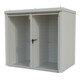 Bauer Südlohn Gasflaschen-Container GFC-B/W M3, lackiert, Grauweiß