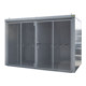 Bauer Südlohn Gasflaschen-Container GFC-B/W M5, lackiert, Mausgrau