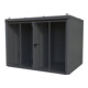 Bauer Südlohn Gasflaschen-Container GFC-B/W M5, lackiert, Mausgrau