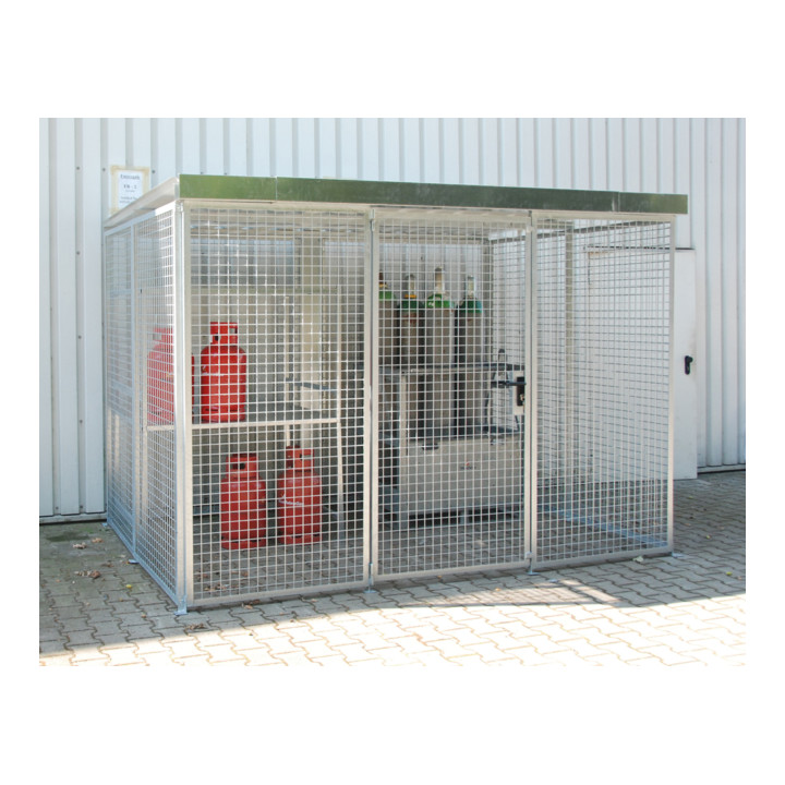 Bauer Südlohn Gasflaschen-Container GFC-M5/D, feuerverzinkt