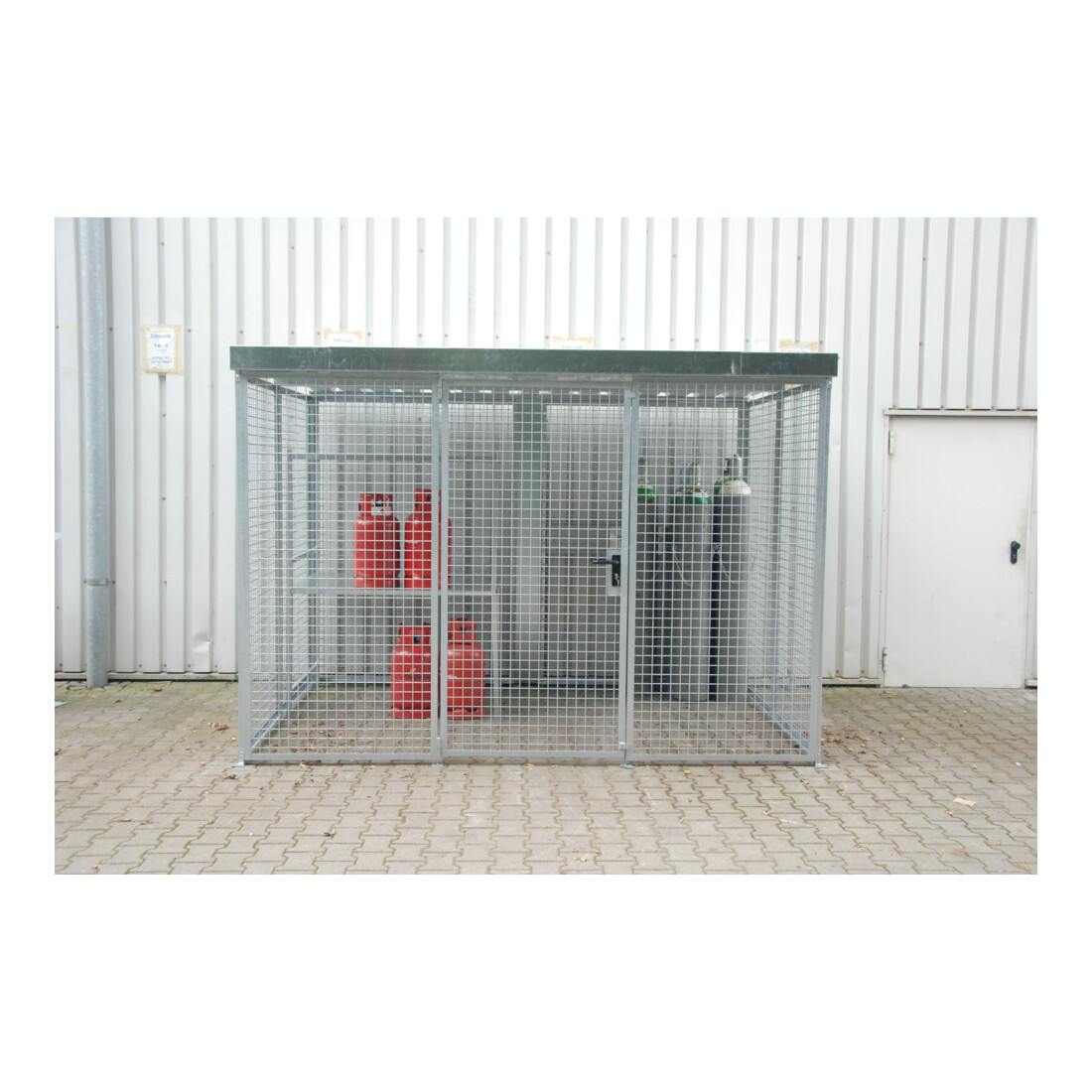 Bauer Südlohn Gasflaschen-Container GFC-M5/D, feuerverzinkt