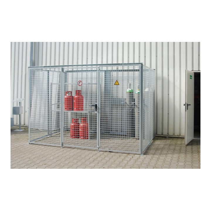 Bauer Südlohn Gasflaschen-Container GFC-M5, feuerverzinkt