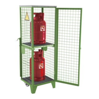Bauer Südlohn Gasflaschen-Depot GFD-R2, lackiert