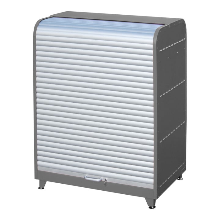 Bauer Südlohn Gefahrstoff-Rollladenschrank RSG-3, lackiert, Mausgrau