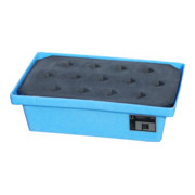 Bauer Südlohn GREEN-LINE PE-Auffangwanne für Paletten KWP-P 20, aus robustem Polyethylen, Blau-3