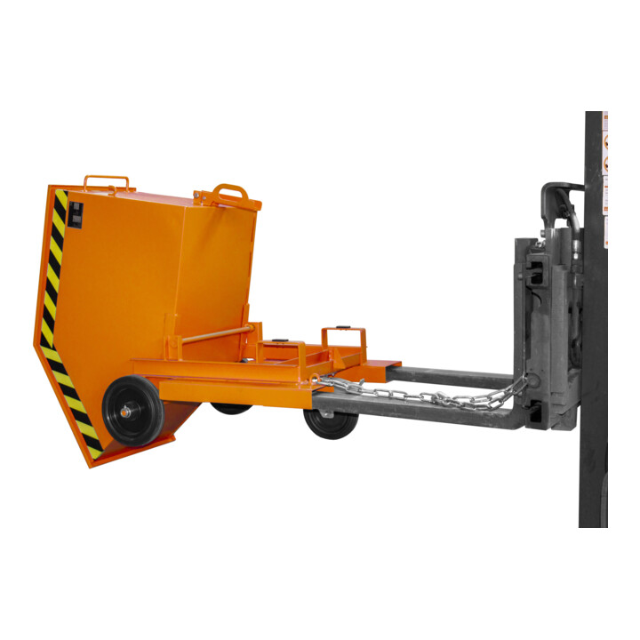 Bauer Südlohn Kastenwagen KW-ET 250, lackiert, Gelborange