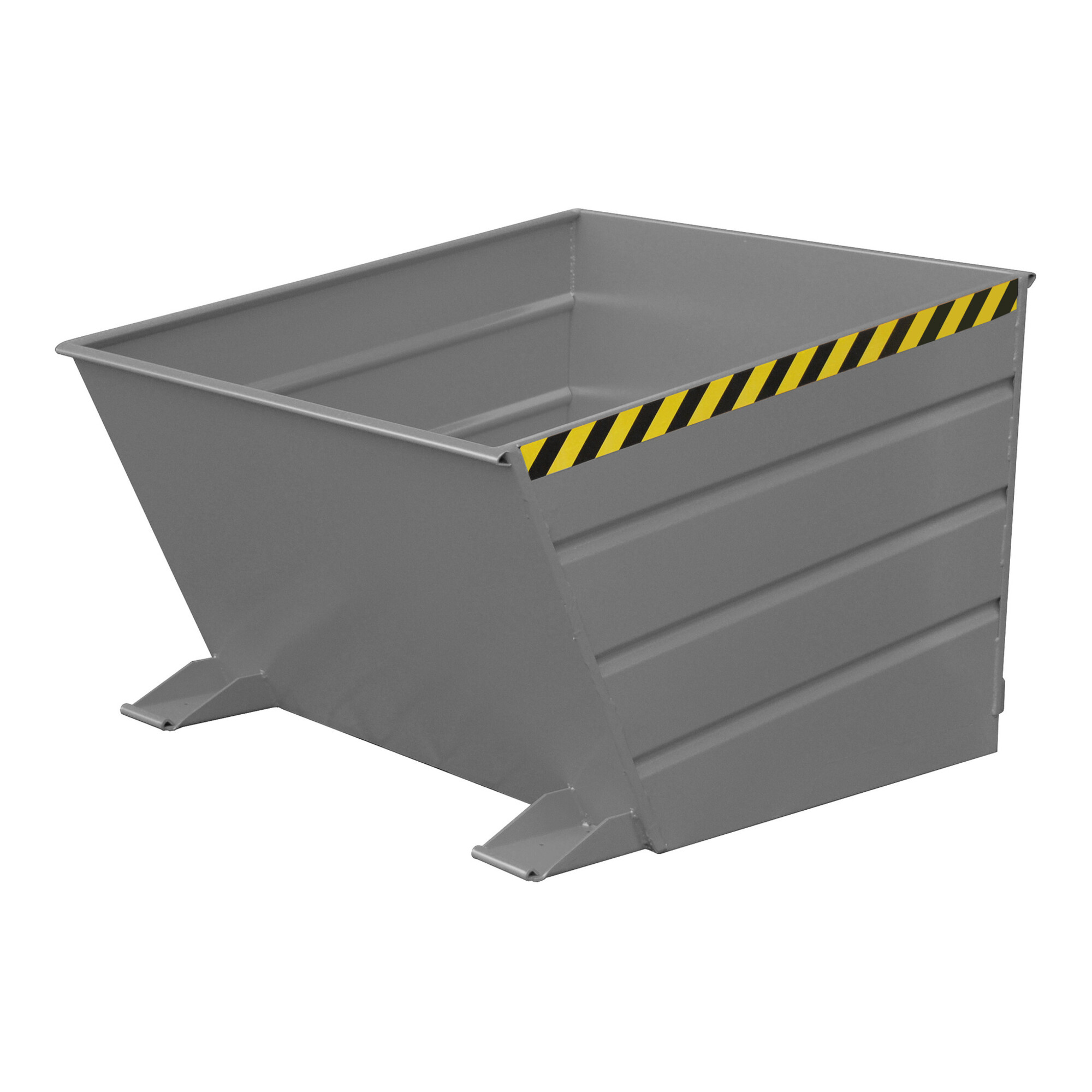 Bauer Südlohn Kippbehälter VD 1000, lackiert, Mausgrau