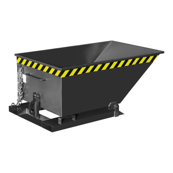 Bauer Südlohn Kippmulde KN 400, lackiert, Schwarzgrau