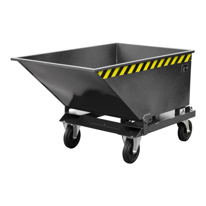 Bauer Südlohn Kippmulde KN 400, lackiert, Schwarzgrau