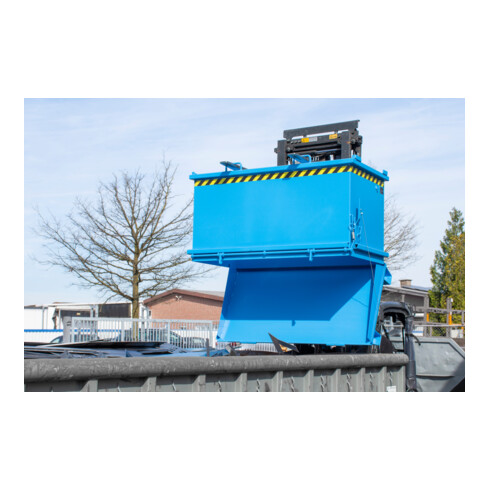 Bauer Südlohn Klappbodenbehälter SB1500, lackiert