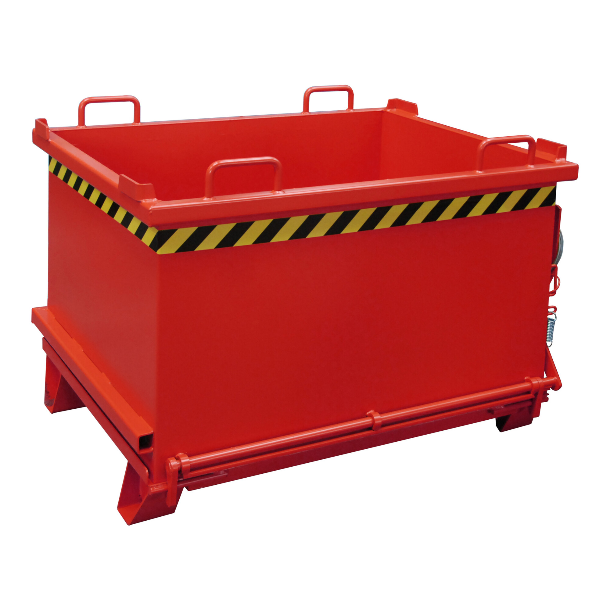Bauer Südlohn Klappbodenbehälter SB 750, lackiert, Feuerrot