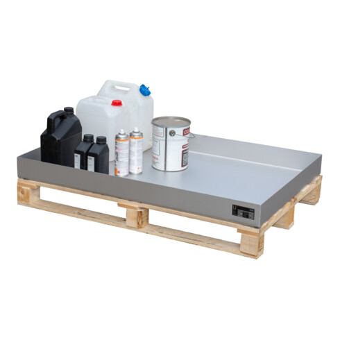 Bauer Südlohn Kleingebindewanne für Paletten KGW-P 4, Edelstahl 1.4571