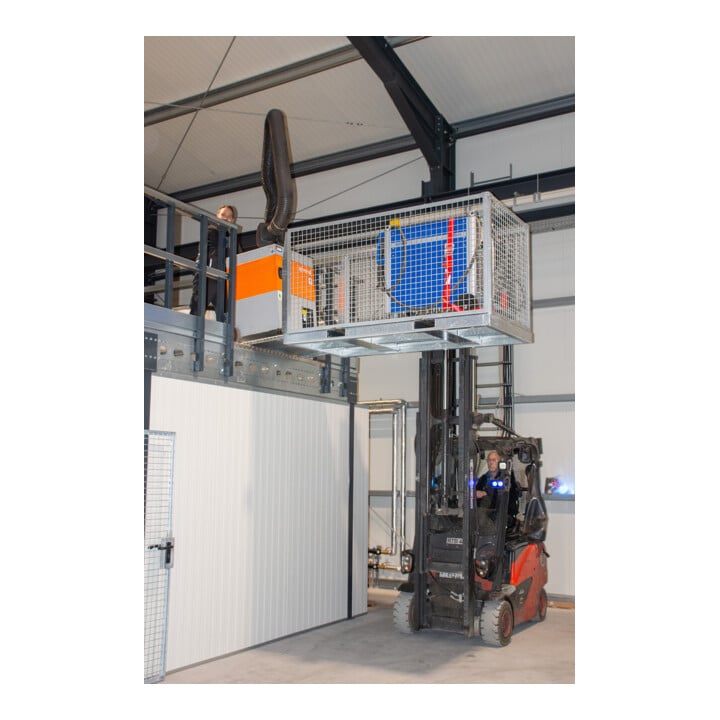 Bauer Südlohn Material-Transport-Palette MTP 2000, feuerverzinkt