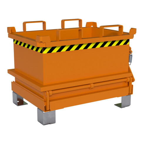 Bauer Südlohn Mini-Klappbodenbehälter MSB 150, lackiert, Gelborange