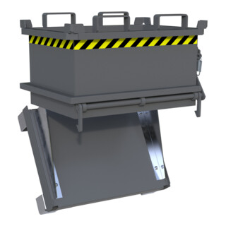 Bauer Südlohn Mini-Klappbodenbehälter MSB 150, lackiert