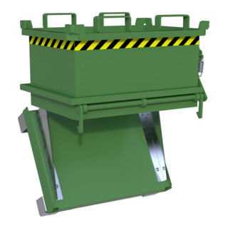 Bauer Südlohn Mini-Klappbodenbehälter MSB 150, lackiert