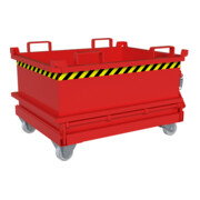 Bauer Südlohn Mini-Klappbodenbehälter MSB 250, lackiert, Feuerrot-2