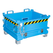 Bauer Südlohn Mini-Klappbodenbehälter MSB 250, lackiert, Lichtblau-2