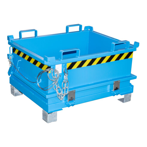 Bauer Südlohn Mini-Klappbodenbehälter MSB 250, lackiert, Lichtblau