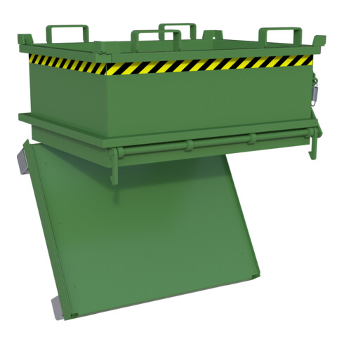 Bauer Südlohn Mini-Klappbodenbehälter MSB 250, lackiert, Resedagrün
